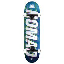 Monopatín completo Nomad Skateboards Glitch. 8.0" x 31.75". Concavo Medio. Ruedas Nomad Crown logo, 52mm x 33mm. 99a. Color: Azul Verdoso. (Unidad)
