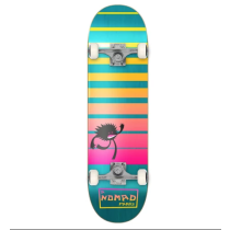 Monopatín completo Nomad Skateboards Horizon Tiffany 8.0" x 31.75". Concavo medio. Ruedas Nomad 52mm x 33mm. 99a. Color: Teal. (Unidad)