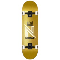 Nomad Skateboards OG Logo White 8.0" Gold. (Unidad)