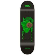 Tabla Nomad Skateboards Fluor Green 8.125" x 31.75" NMD1 Concavo Mediano