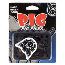 Alzas Pig Piles 1/8" Soft Risers. Color: Transparente (Pack de 2 alzas) 