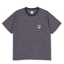 Polar Stripe Pocket Tee Navy 