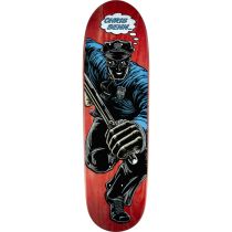 Tabla de monopatin Powell Peralta Chris Senn Cop 9.13" x 31.83". Color: Rojo.