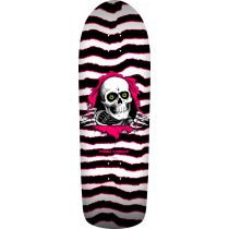 Tabla de monopatínPowell Peralta Old School Ripperk 9.89" x 31.32" Color, Blanco/ Rosa