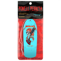 Ambientador Powell Peralta Powell Peralta Air Fresherner Metallica Collab Ananás Light Blue. (Unidad)