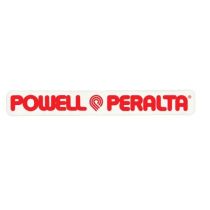 Pegatina de Powell Peralta NOS Strip. Color: Rojo. Tamaño, 10cm/ 4"