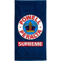 Toalla de playa Powell Peralta Supreme. Tamaño: 36" x 48", 91.44 cm. x 121.92 cm. Color: Azul Marino. (Unidad)