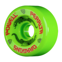 Ruedas de monopatín Powell Peralta Formula Dragon, 64mm. x 36mm. 93a. Color: Verde. (4 Unidades)