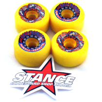 Ruedas Powell Peralta NOS Rat Bones II 60mm x 32mm 95a amarillas