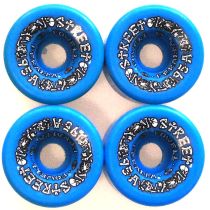 Ruedas Powell Peralta NOS street Style. 57mm x 36mm. 95a. Color: Azul