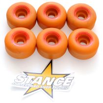 Ruedas Real Skateboards NOS small wheels 53mm x 31mm 95a Orange