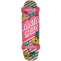 Santa Cruz Cruzer Street Floral Stripe 8.4" Pink 