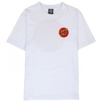 Santa Cruz Tee Classic Dot Chest White (Unidad)