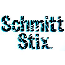 Adhesivo Schmitt Stix NOS Logo 4" x3.5" Color, Blanco, Negro y Naranja