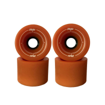 Ruedas Slide Surfskate Toffee 70mm Dureza 78A. Juego de 4 ruedas Slide surfsakte.Color: Marron.