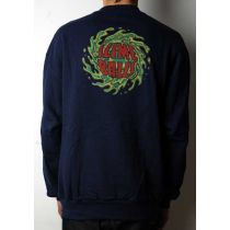 Sudadera Santa Cruz Slime Balls Logo. Color: Azul Marino