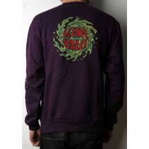 Sudadera Santa Cruz Slime Balls logo. Color: Morado