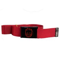 Cinturón Spitfire Charred Remains Belt. Color: Rojo. (Unidad)