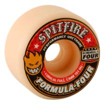 Ruedas de monopatín Spitfire Wheels Formula Four Conical Full 52mm x 33.5mm. 101a. Color: Natural