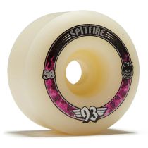 Ruedas de monopatín Spitfire Wheels Formula Four Soft Sliders Radials. 58mm x 38mm. 93a. Color: Natural. (4 Ruedas)
