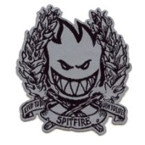 Parche Spitfire crest small color. grey 6.5 x 7 cm