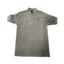 Polo de manga corta Spitfire Genuine Quality Live To Burn. Color: Gris