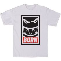 Camiseta manga corta Spitfire Birg burn. Color: Blanco