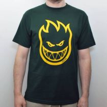 Camiseta Manga corta Bighead. Color: Verde Cazador