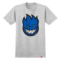 Camiseta manga corta Spitfire Bighead Fill. Color: Gris/Azul