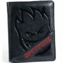 Cartera Spitfire Diehead Bi-Fold wallet. Color: Negro