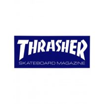 Pegatina Thrasher Mag Logo. Color: Azul. Tamaño 23,5/9,25"
