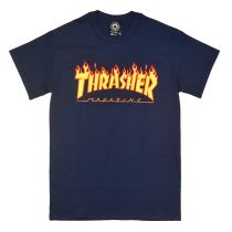 Camiseta Thrasher Godzilla Charred Color, Negro