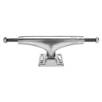 Ejes de monopatín Thunder 151 Hi Hollow #2. Base lijera forjada. Ancho del hanger: 6.15" / 156 mm. Ancho del axle/esparrago: 8.75" / 222 mm. Altura: 52 mm al centro del espárrago. Gomas de 90a en verde claro transparente. Tecnologia Quick Response Geometr