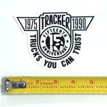 Adhesivo Tracker NOS 15 Anniversary 5" Color, Gris/ Amarillo