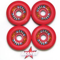 Ruedas Nos Tracker Ollie Red 59mm 92a. Ruedas originales no son una reedicón.