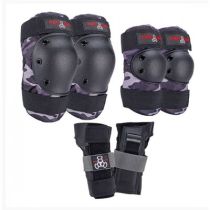 Triple Eight Street 3 Pack Saver Series Charcoal Camo