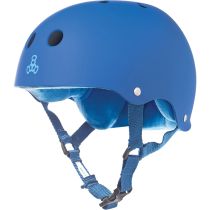 Casco Triple 8 BrainsaverSweatsaver Rubber. Color: Azul Real