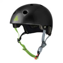 Casco Triple 8 The Certified Dual Zest Gloss Black. Color: Negro.