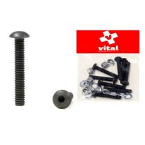 Tornillos Y Tuercas Vital Hardware Allen 1 1/4". En Bolsa de ocho Unidades