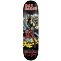 Tabla de monopatín Zero Skateboards x Iron Maiden Number Of The Beast R7. 8.25 x 31.90. (Unidad)