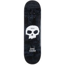 Tabla de monopatín Zero Skateboards Thomas Signature Skull 8.37" x 32.5" Color, Negro 