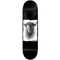 Tabla de monopatín Zero Skateboards Tommy Sandoval Ilo Ballpoint 8.125" x 31.7" Color, Negro/ Blanco (Unidad)