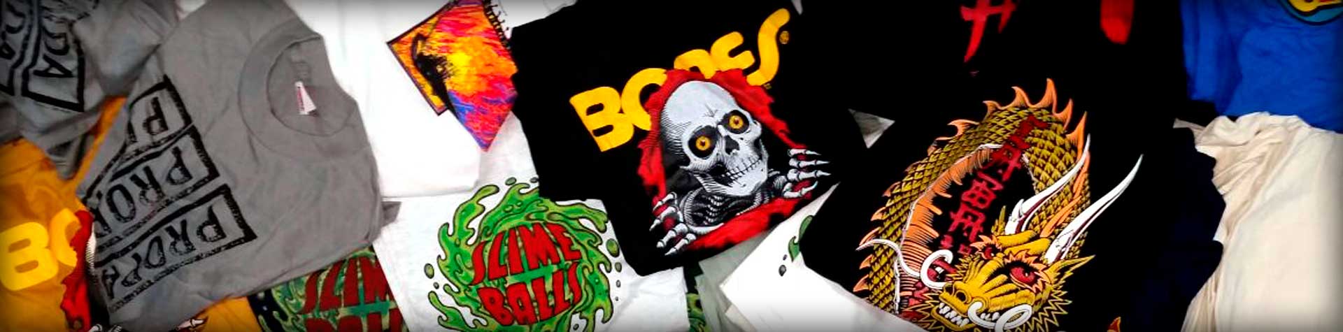 Ropa Powell Peralta, Santa Cruz, Vision Street Wear, Thrasher